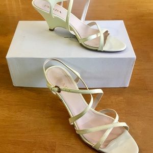 Prada Leather Strappy Open Toe Sandals Heels
